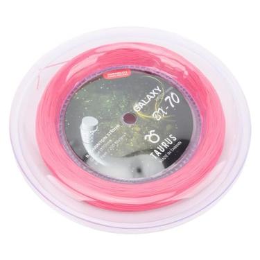 Imagem de SPYMINNPOO Corda de Raquete de Badminton de Nylon Elástico Alto para Tiros Potentes, Comprimento de 200 M, Design de Cores Brilhantes (#7)