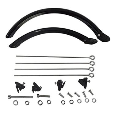 Imagem de Lljsszr para-lama Dianteiro E Traseiro Robusto para Bicicleta Dobrável, 20 polegadas