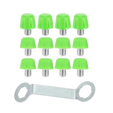 Imagem de Aymzbd 12x Travas de Reposição para Chuteiras de Futebol, Tênis de Atletismo e Sapatos Esportivos, Verde