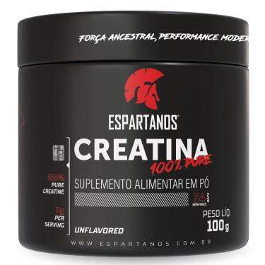 Imagem de Creatina Monohidratada 100% Pura 100g –  Espartanos-Unissex