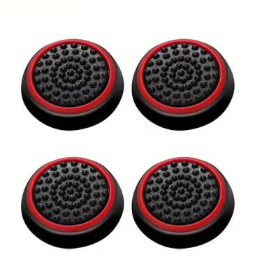 Imagem de 4 peças de substituição para controle analógico joystick polegar, capas para PS5, PS4, PS3, PS2, Xbox One/360