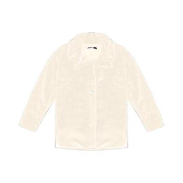 Imagem de Casaco Juvenil Feminino Pelo Safira Minty Bege-Feminino