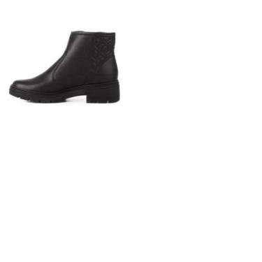 Imagem de Bota Feminina Dakota Cano Curto Leve Ziper Ultraconforto DA841, 36, Pr