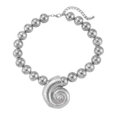 Imagem de TINCOLIA Colar gargantilha com pingente de estrela do mar punk exagerado feminino boho imitação de pérola joias joias joias