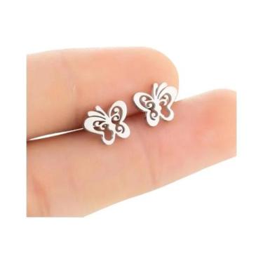 Imagem de Brincos De Estrela Da Colômbia Em Aço Inoxidável Para Mulheres, Joias 