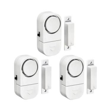 Imagem de Sensor De Porta E Janela Sem Fio De Alto Decibel KERUI 90db Alarme Mag