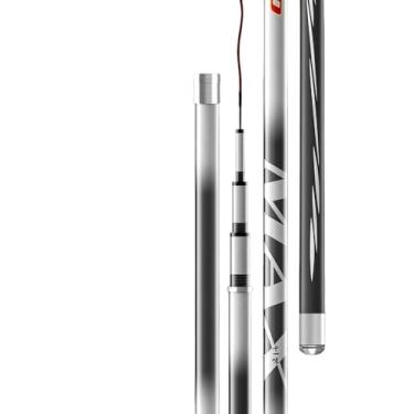 Imagem de Vara de pesca vara de pesca vara de mão ultra leve grande vara de objeto prata carpa plataforma de carpa vara de pesca vara de pesca (28/6,3M)