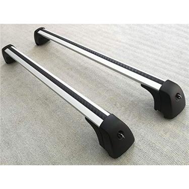 Imagem de YiXi-Partswell 2 peças de rack de teto travável barras transversais bagageiro alumínio adequado para Mazda CX-30 2020 2021