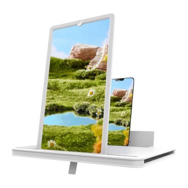Imagem de Amplificador de Ecrã para Telemóvel | Suporte Dobrável Ampliador para Smartphone | Amplificador de Tela Portátil - para Filmes Vídeos Leitura e Uso Familiar