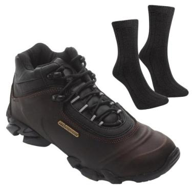 Imagem de Kit Bota Bull Terrier Attack II Feminina + Par de Meia, Burnet, 39