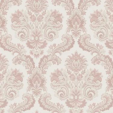 Imagem de Papel de Parede Thema Damask Marrom 28824