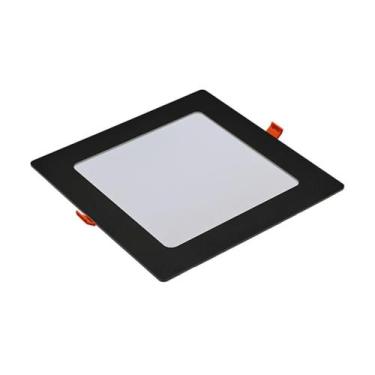 Imagem de Painel Led Pop Quadrado Embutir Avant 24W 4000K Bivolt Preto