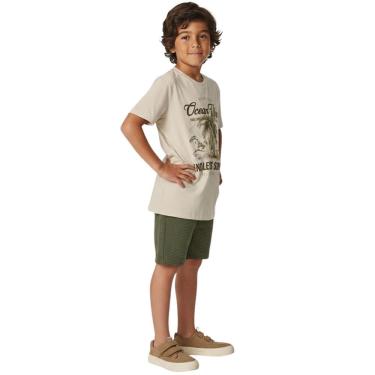 Imagem de Conjunto Infantil Ocean Vibes Camiseta e Bermuda Festa