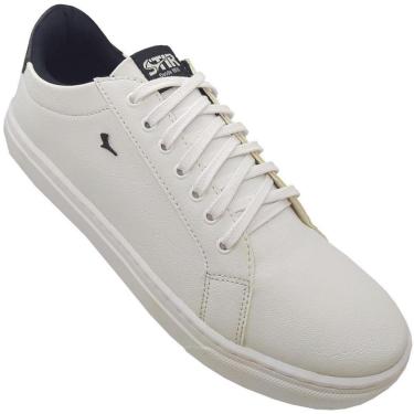 Imagem de Tênis Casual Sapatênis Stir Numeração Especial Branco-Masculino
