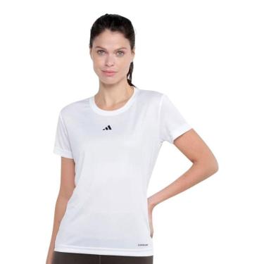 Imagem de Camiseta Adidas Treino Básica Feminina - Branco GG-Feminino