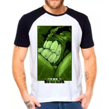 Imagem de Camiseta heróis hulk batman capitão américa coringa deadpool camisa ma