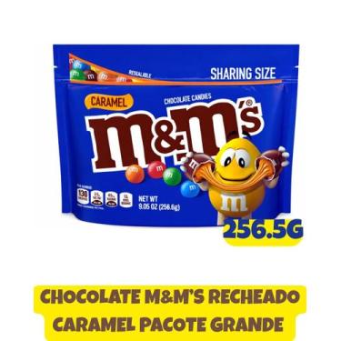 Imagem de Chocolate m&ms pacote grande sabores importado sabores:caramel - M&M'S