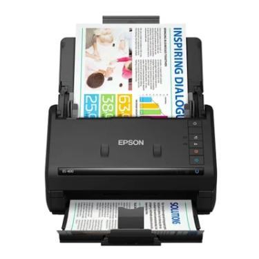 Imagem de Scanner De Mesa Epson Workforce ES-400 II, Colorido, Duplex, USB, Bivolt, Preto - B11B261201