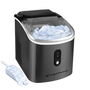 Imagem de Máquina de Gelo Automática Portátil até 11 kg de Gelo em 24h, 110v, FRIGIDAIRE EFIC103 SSBLACK SC SELF CLEANING, Preto