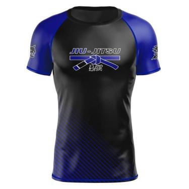Imagem de Camiseta Black Cat Sport Wear Jiu-Jitsu  Rash Guard Academia Treino Segunda Pele Proteção-Unissex