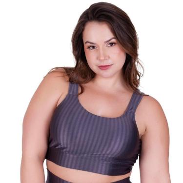 Imagem de Top Fitness Plus Size 3D Terra e Mar Cropped de Academia Nicole-Feminino