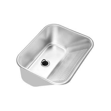 Imagem de TANQUE GHELPLUS 435 MONOBLOCO EM AÇO INOX ACETINADO 64X53 55L 10.04.20435