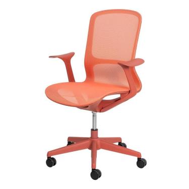 Imagem de Cadeira De Escritório Diretor Suécia Tela Mesh Vermelha