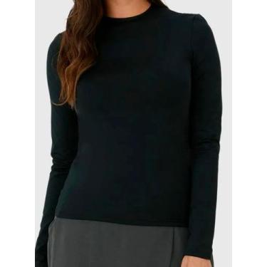 Imagem de Blusa Manga Longa Malwee 1000128799 Feminina Básica Malha Térmica T. P