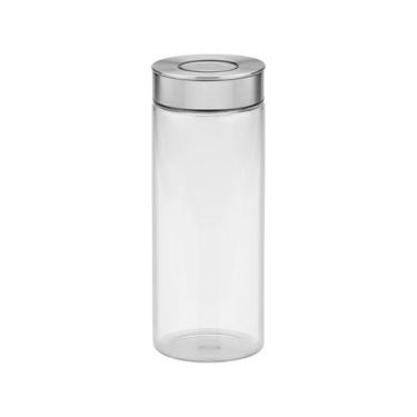 Imagem de Pote de Vidro Purezza com Tampa de Aço Inox 1,8 L Tramontina, 1,8L, Tr
