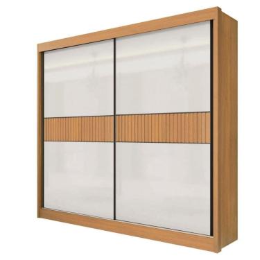 Imagem de Guarda Roupa Casal 2 Portas 6 Gavetas - Cancun Ripado D`doro