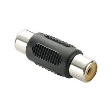Imagem de Emenda RCA Simples - Conector de Áudio e Vídeo - EletronCuiab