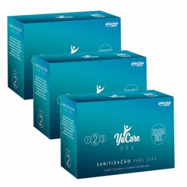 Imagem de Kit YuCare Spa Tratamento Sem Cloro para Spa e Ofurôs - Kit c/ 3
