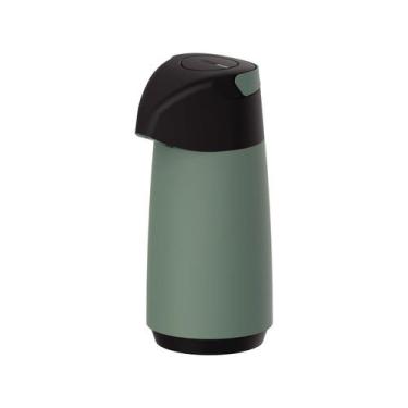 Imagem de Garrafa Térmica Tramontina Exata 6163950 1L, 1L, Verde e Preto