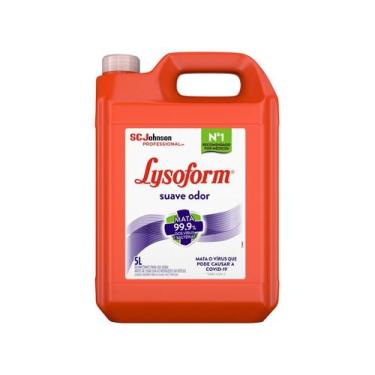 Imagem de Desinfetante Líquido Lysoform Suave 5L, Suave, 5L