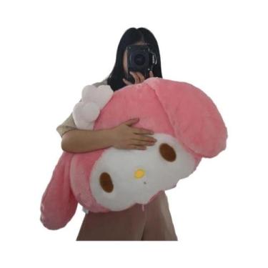 Imagem de Almofada Grande De Pelúcia Sanrio My Melody Kuromi, Desenho Animado, A
