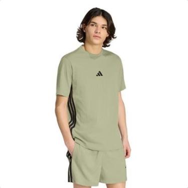 Imagem de Camiseta Adidas Masculina Jersey 3-Stripes Essentials-Masculino