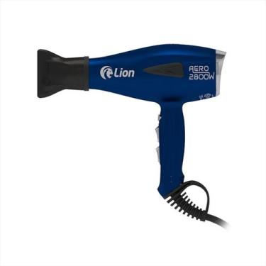 Imagem de Secador De Cabelo Profissional 2800w  Lion Aero, Azul, 220V