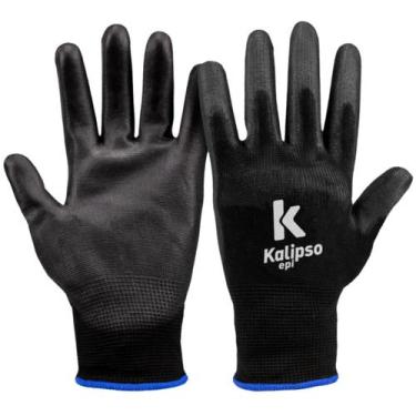 Imagem de Luvas Mão PU Cinza/Preta - Kalipso, G