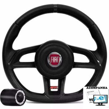 Imagem de Volante Esportivo Uno 95-01 Elba 95-96 Fiorino 95-01 Buzina Central Gt