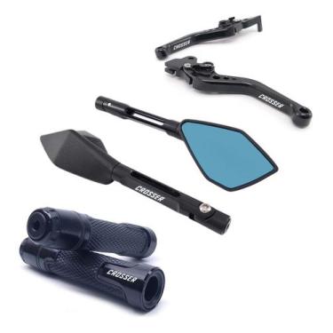 Imagem de Manete Manopla Retrovisor Crosser 150 Disco Gravado A Laser - Special 