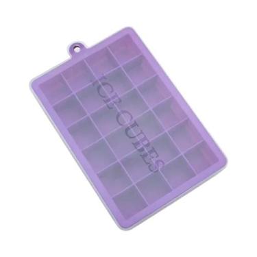 Imagem de Forma De Gelo De Silicone De Grau Alimentício Com Tampa Venlohome, 24 