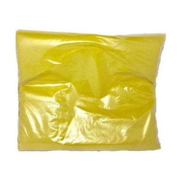 Imagem de Saco De Lixo 60 Litros Colorido Amarelo Comum Com 100 Unid. - Higipack