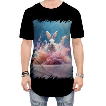 Imagem de Camiseta Longline Páscoa Coelhinho Explosão de Cores 2 - Kasubeck Stor