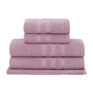 Imagem de Toalha de Banho Jacquard Buddemeyer Vanilla Extra Soft 90x150 cm Rosa 