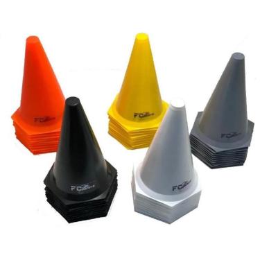 Imagem de Kit com 10 Unidades Cone Agilidade 25cm-Unissex