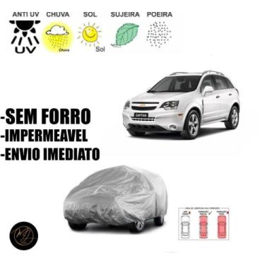 Imagem de Capa Automotiva para cobrir Carro CAPTIVA SEM FORRO M - Impermeável e 