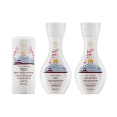 Imagem de Kit Shampoo + Condicionador + Balm Selante  Amend Millenar Óleos Japon