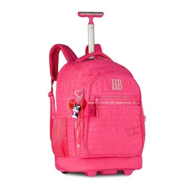 Imagem de Mochila Escolar Rebecca Bonbon Rodas Juvenil Meninas - Clio Style, Ros