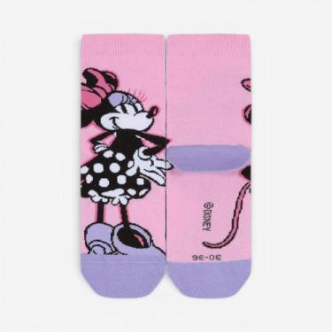 Imagem de Meia Lupo Disney Infantil Minnie Rosa, Rosa, 30a36