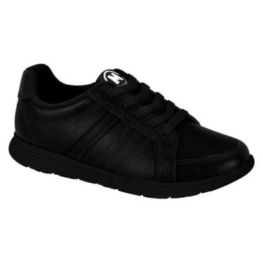 Imagem de Sapato Tenis Infantil Molekinho Juvenil Menino Social Casual, Preto, P
